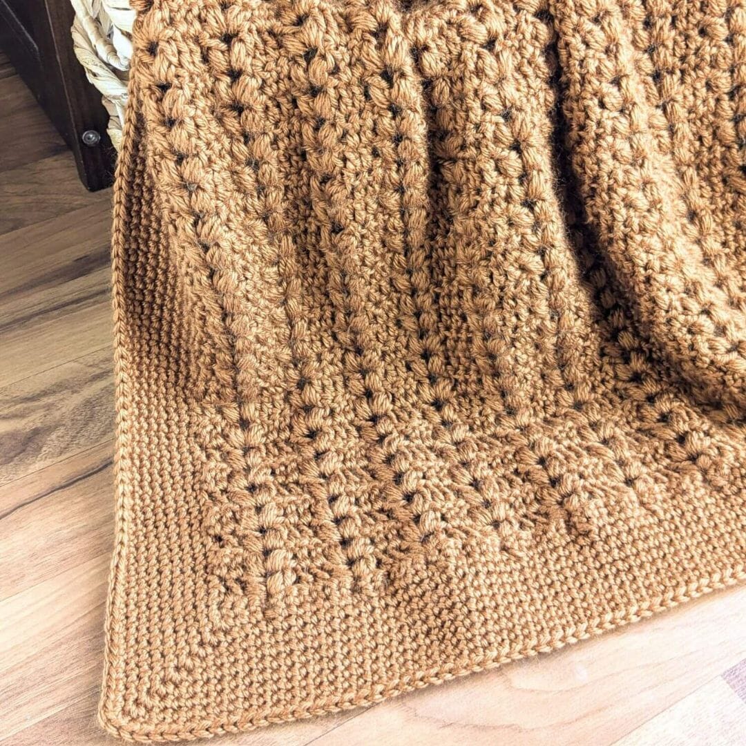 Free Crochet Pattern: Harvest Stitch Crochet Baby Blanket