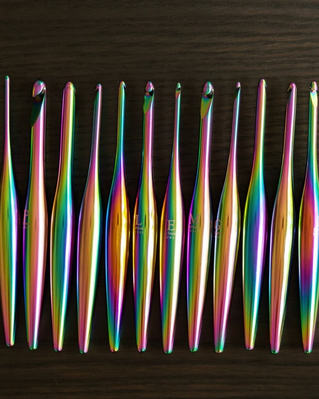 Limited Edition Aura Streamline Metal Crochet Hooks Metal Streamline FurlsCrochet Polished 3.50mm (E) 