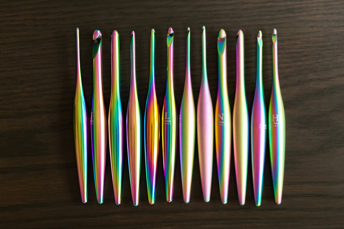 Aura Streamline Metal Crochet Hooks Metal Streamline FurlsCrochet 