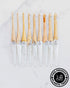 Streamline® Fusion Crochet Hook in Mango + White Streamline Fusion FurlsCrochet 