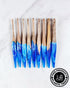 Streamline® Fusion Crochet Hook in Mango + Blue Crochet Hooks FurlsCrochet 